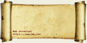 Miljana Aćimac vizit kartica